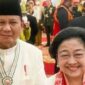 Ketua Umum Partai Gerindra Prabowo Subianto bersama Ketua Umum PDI Perjuangan Megawati Soekarnoputri. (Instagram.com/@presidenmegawati)


