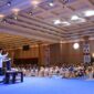 Calon presiden nomor urut dua Prabowo Subianto Menghadiri acara Deklarasi Nasional Gerakan Muslim Persatuan Indonesia Cinta Tanah Air (Gempita) di Grand Sudirman Ballroom. (Dok. Tim Media Prabowo-Gibran)

