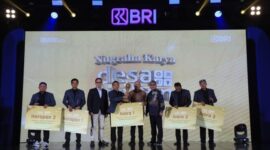 Desa Bansari berhasil menjadi Juara 1 Nugraha Karya Desa BRILian 2023 yang diselenggarakan oleh BRI. (Dok. BRI)