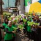 Didukung program BRI Peduli Bertani di Kota (BRInita), kelompok PKK Rawa Barat berhasil memanfaatkan lahan sempit dengan melakukan budidaya tanaman hidroponik dan ikan nila. (Dok. BRI)