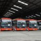 VKTR gandeng kerja sama dengan PT Gapura Angkasa dalam penggunaan electric apron passenger bus dan charger di Bandara Soekarno-Hatta, Cengkareng, Banten. (Dok. Vktr.id)